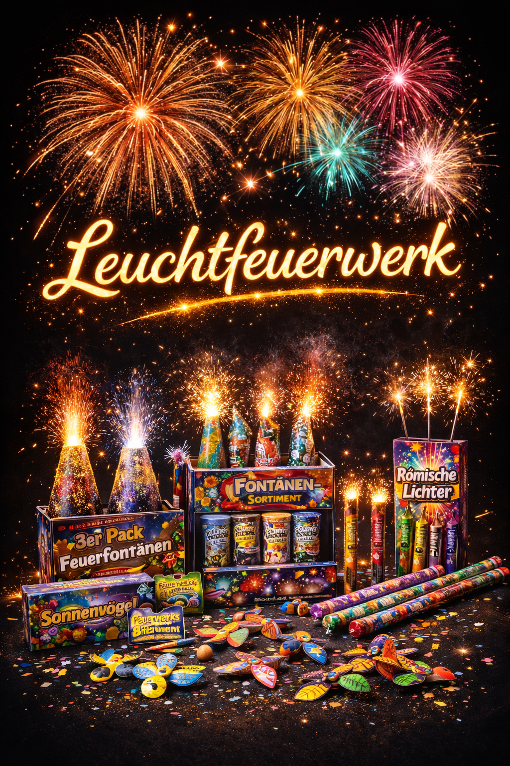 Leuchtfeuerwerk